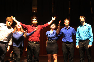 The Infernos singing during a recent concert. The Infernos will compete in the quarterfinals of the Championship of Collegiate a Cappella on Feb. 9
