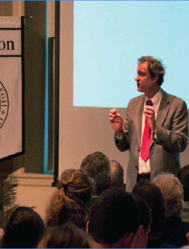 John Lott Jr. presents his views on gun violence as part of the “Next Great Debates” lecture series. 