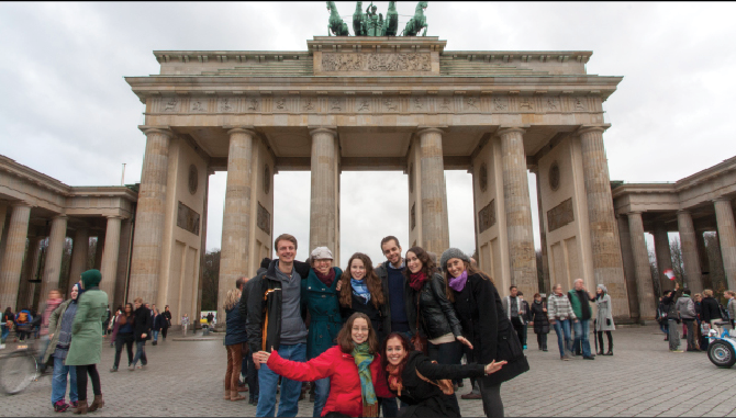 Former Dickinson College TA’s meet in Berlin, Germany for a TA reunion.