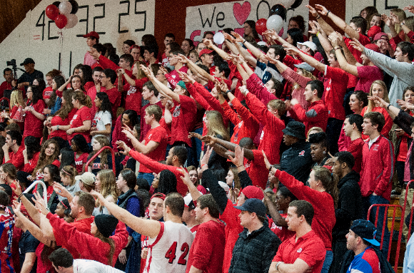 Students Show Spirit at Red Out