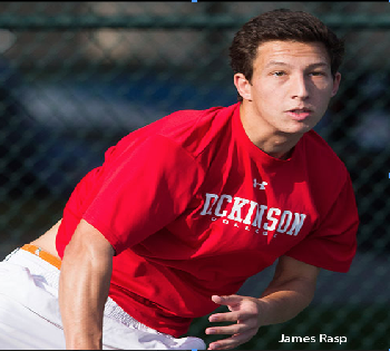 Josh Kaseff ‘15 was part of a doubles team that secured a victory against #10 ranked Hopkins in the 6-3 decision on Sunday, March 30.