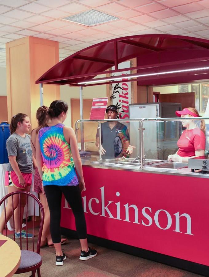 Students are beginning to use the food cart, a new dining option located in the Underground, in order to avoid the long lines in the Dining Hall at lunch.