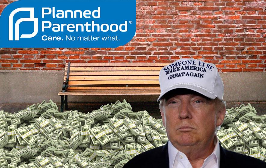 Trump Drops Out of Race to Support Planned Parenthood: Heart Grows Three Sizes