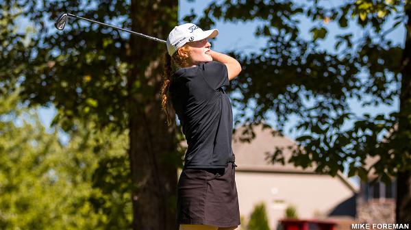 The women’s golf squad posted their third top-3 finish in a row on Sunday.