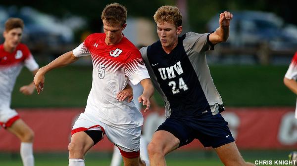 Danny Sheppard  ’17 scored the decisive goal in the Red Devils’ 1-0 win over McDaniel. 