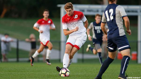 The Red Devil men’s soccer team won a spot in the conference playoffs by beating F&M.