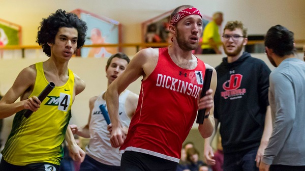 The Dickinson men’s track team earned a podium finish at the annual DuCharme Invitational