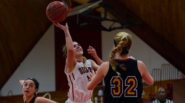 The Dickinson women’s basketball team overcame Ursinus to clinch a berth in the Centennial Conference playoffs. 