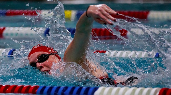 The Dickinson women’s swim team swam to sixth in the Centennial Conference Championships. 