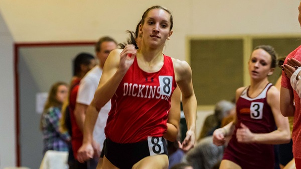 The Dickinson men’s and women’s indoor track & field teams broke multiple school records on Friday.