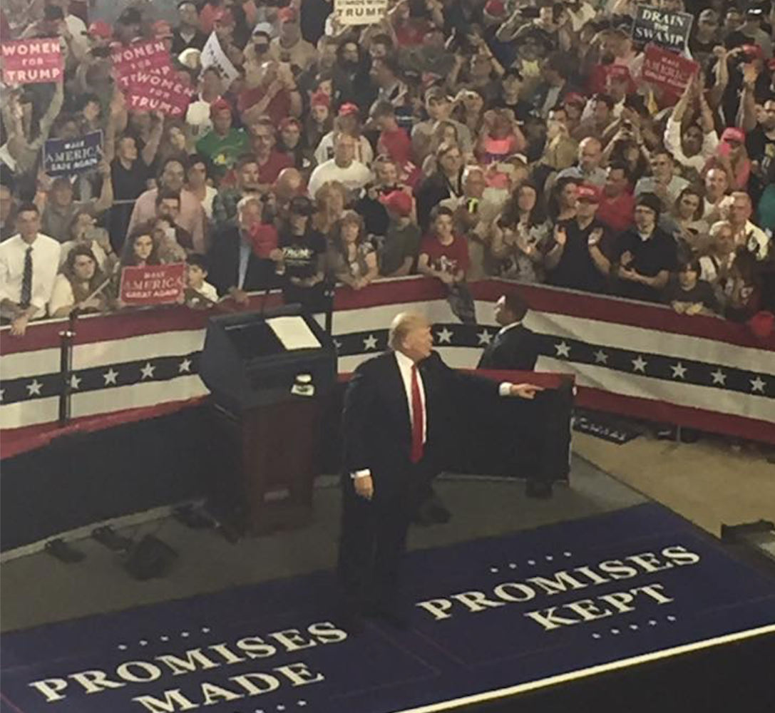 The rally was held in Harrisburg on Saturday.