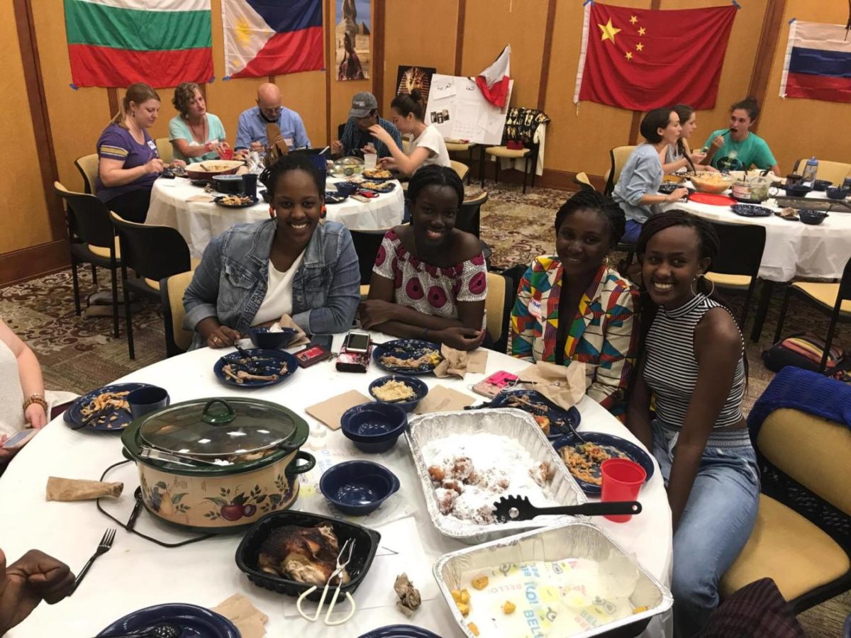 Participants+enjoyed+a+variety+of+international+foods+while+discussing+their+cultural+differences.