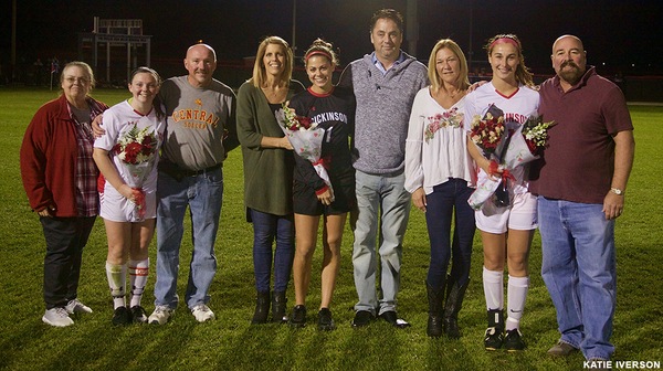 The Dickinson Womens soccer team topped Ursinus but lost to Haverford on Senior Day.