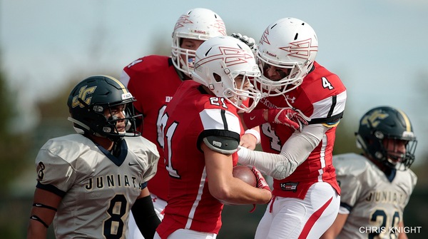 The Dickinson football team lost a tough game to the Eagles of Juanita College on Saturday, 38-14.