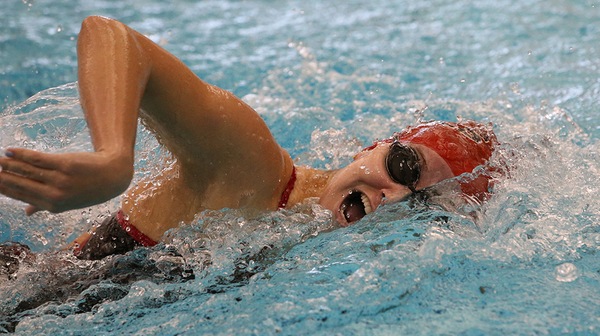 The Dickinson womens swim team won both of their contests in a tai-match at Lebanon Valley College on Sunday. 