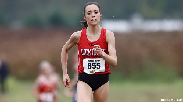 The Dicksinon mens and womens cross country teams earned top marks at the conference championships.