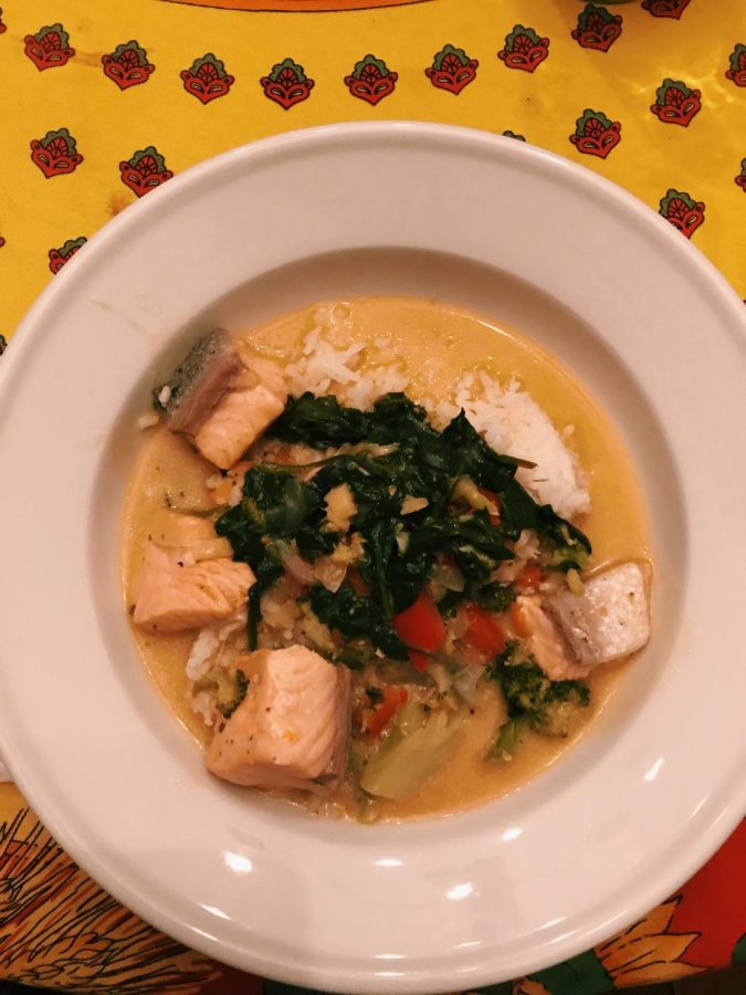 Straight from the Plate: Coconut-Miso Salmon Curry