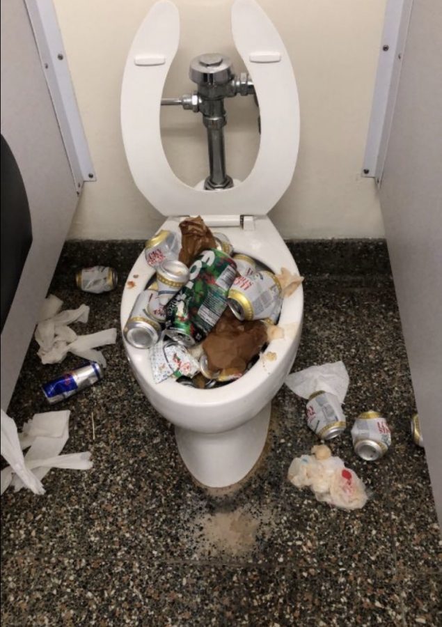 Drayer Toilet Vandalized, Investigation under Review