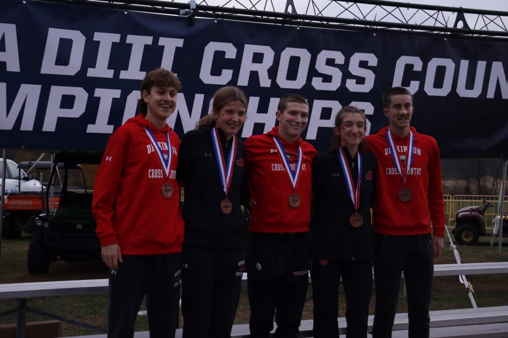 Luke Knestout (2028), Liza Barbash (2028), Alex Kane (2026), Meghan Higgins-Haas (2027), Nathan Caldwell (2027). The DCXC runners who placed in the top 35 at regionals